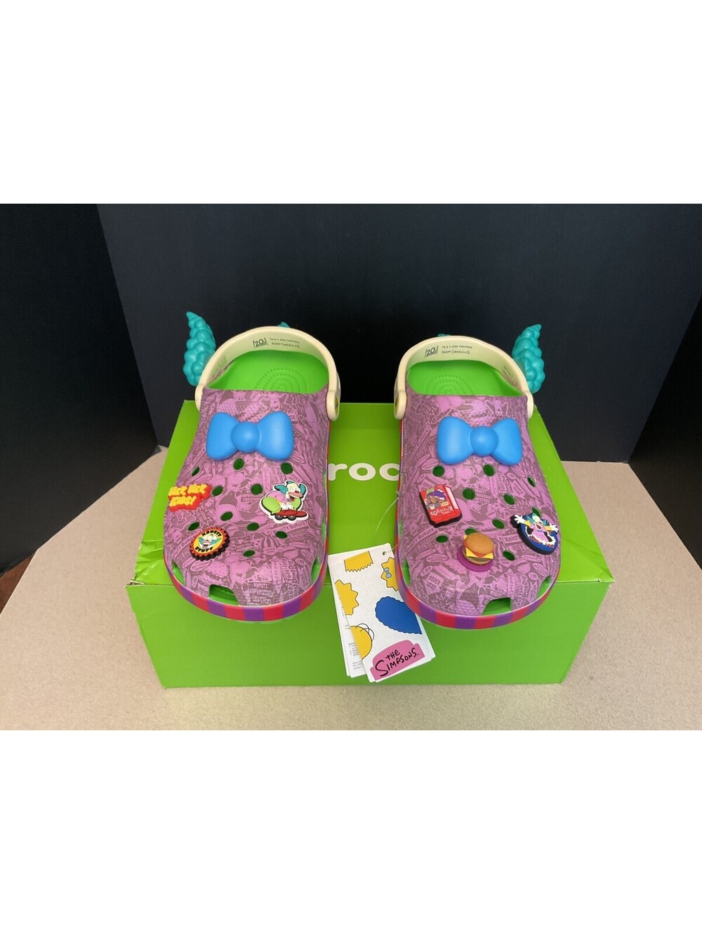 New! Mens Crocs The Simpsons Krusty the Clown Classic Clogs. Size 11. Awesome!!!